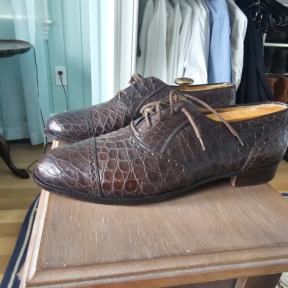 Cole Haan Caiman leather shoes